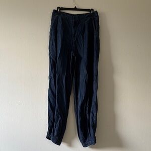 Relaxed Navy Women's Jogger Pants - Pull-On Comfort